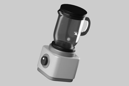 Preview: Kitchen Blender with Glass Pitcher