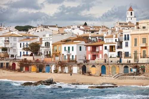 Preview: Picturesque village of Calella de Palafrugell. Girona, Catalonia, Spain