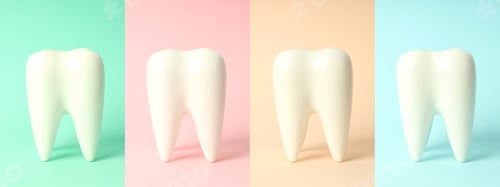 Preview: Collage of photos for Teeth care concept