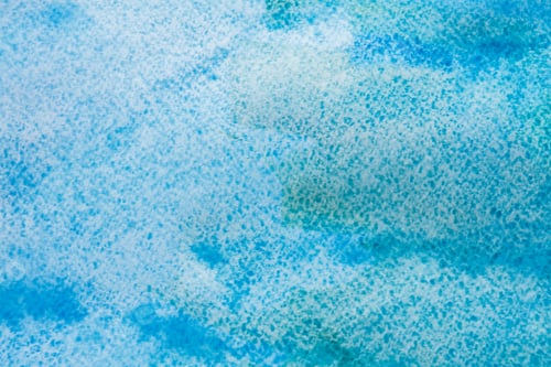 Preview: Painted Watercolor Paper Texture Background in Blues and Whites