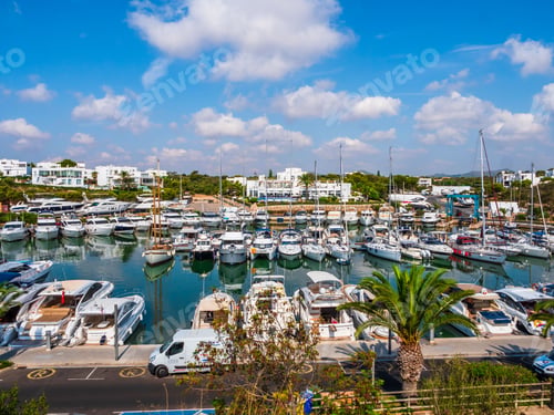 Preview: Port full of ships on a sunny day