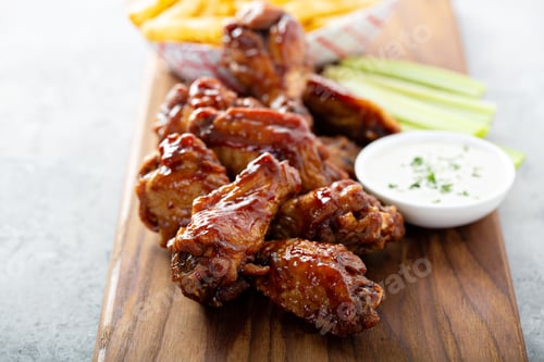 Preview: Barbeque chicken wings