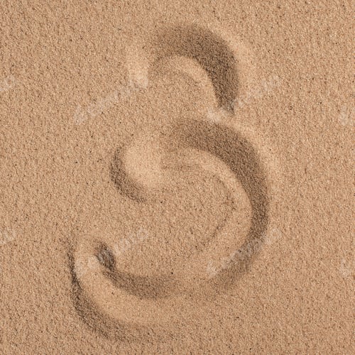 Preview: Starfish And Shells With Sand As Background. Sand Texture