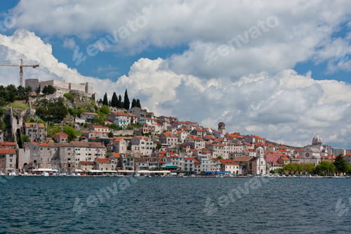 Preview: Sibenik, Croatia view from the sea