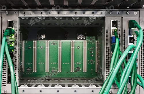 Preview: Close up of computer cords