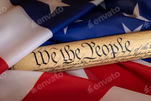 Preview: Constitution and American Flag