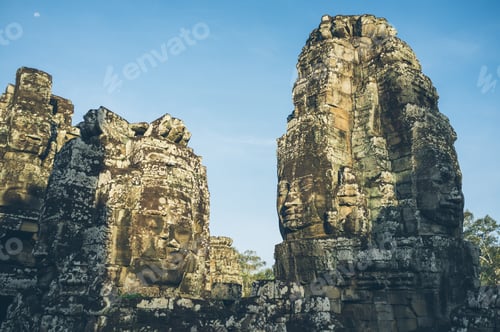 Preview: Stone statues near ancient temple
