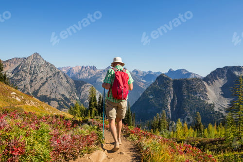 Preview: Hike in mountains
