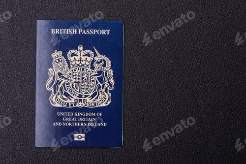 Preview: International passport of a citizen of Great Britain and Northern Ireland