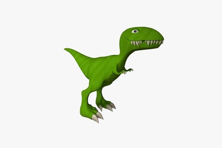 Preview: Long-necked dinosaur with scaled skin