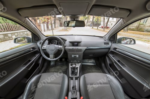 Preview: Luxurious car interior details