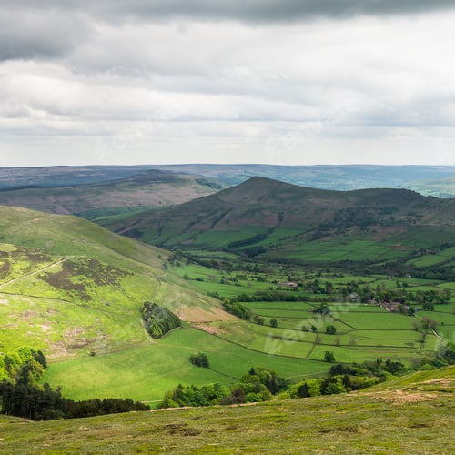 Preview: View on the Hills near Edale, Peak District National Park, UK