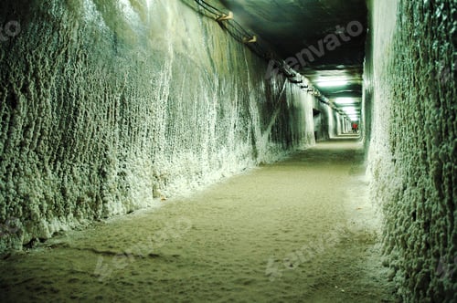 Preview: Underground gallery in a salt mine