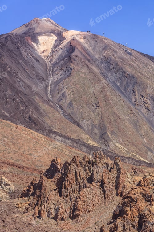 Preview: view of Mount Teide in Teide national park