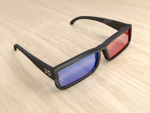 Preview: Anaglyph 3D glasses