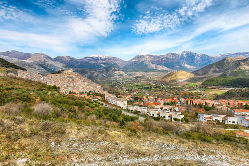 Preview: Amazing view of Morano Calabro. One of the most beautiful villages (medieval borgo) in Calabria.