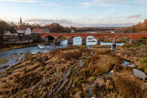 Preview: Venta Rapid waterfall, the widest waterfall in Europe and long brick bridge