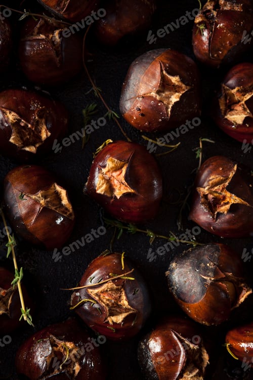 Preview: Organic Roasted Chestnuts with Herbs