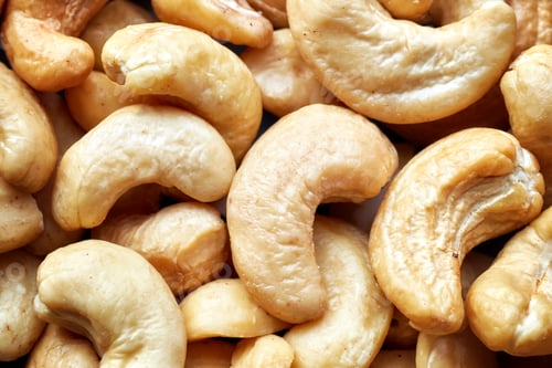 Preview: Close up picture of cashew nuts.