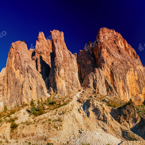 Preview: Rocky Mountains at sunset
