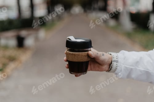 Preview: Free from plastic / coffee to go / drinking coffee outdoors / eco friendly