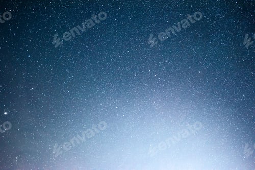 Preview: Vibrant night sky with stars and nebula and galaxy. Deep sky astrophoto
