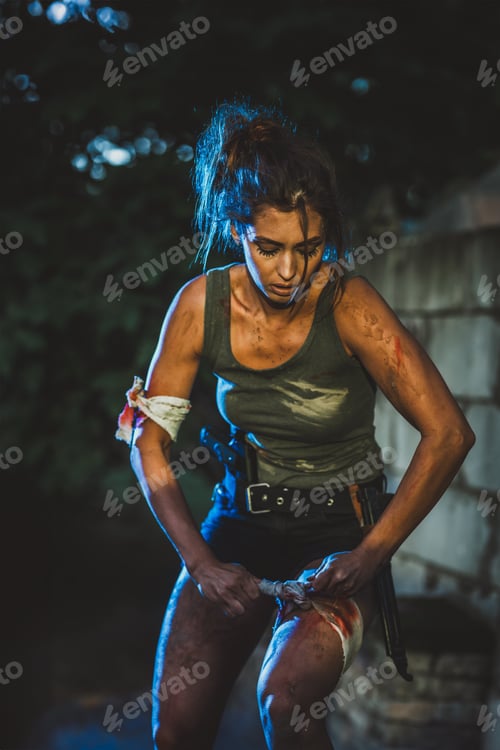 Preview: Wounded Soldier Woman