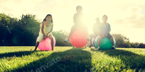 Preview: Ball Casual Cheerful Family Leisure Outdoor Concept