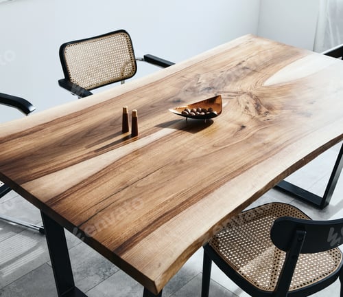 Preview: Interior design of stylish dining room interior