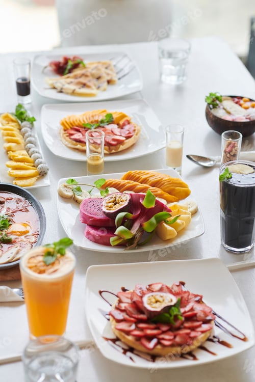 Preview: Desserts on Brunch Table