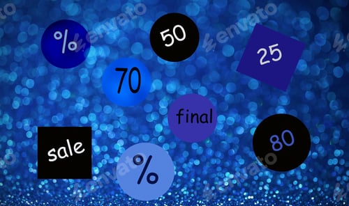 Preview: Bright Bokeh Background Christmas Sale