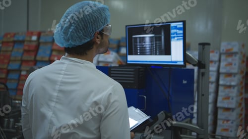 Preview: The production control supervisor inspects and controls the operation of machines
