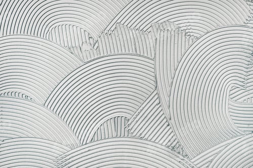 Preview: Decorative relief plaster wall with a unique pattern