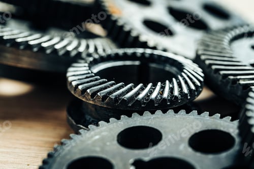 Preview: Gears from an old industrial machine
