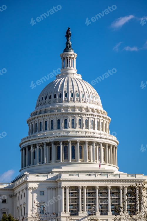 Preview: Dome of United States Capitol Building - Washington, DC, USA
