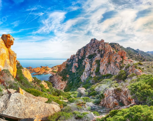 Preview: Stunning view of popular travel destination Costa Paradiso.