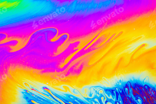 Preview: Psychedelic multicolored background abstract. Rainbow colors.