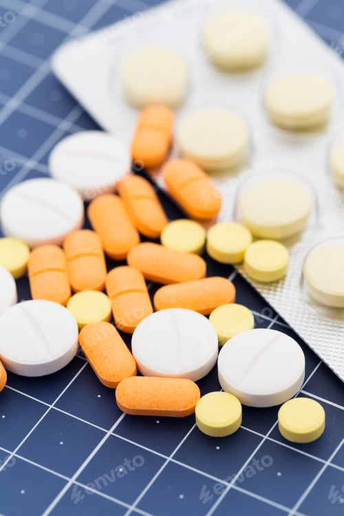 Preview: Different tablet pill capsule