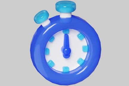 Preview: Blue stopwatch
