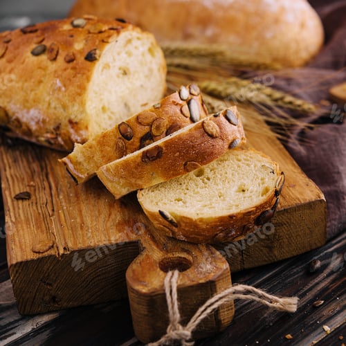 Preview: home made whole grain pumpkin bread