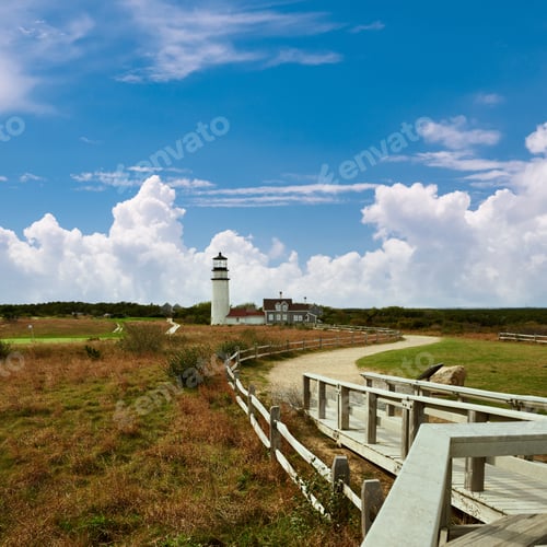 Preview: Highland Lighthouse at Cape Cod, built in 1797