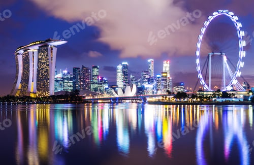 Preview: Singapore skyline