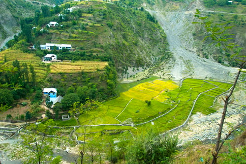 Preview: Beautiful Scenic View from Jammu to Srinagar Road, Jammu and Kashmir state, India