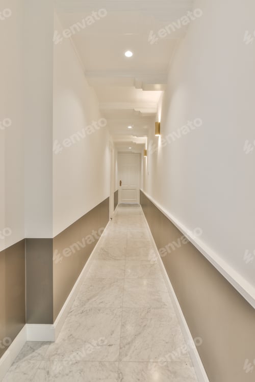 Preview: Modern corridor in light apartment