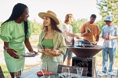 Preview: Friends at Outdoor Summer Party