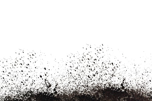 Preview: Black Ink Splatter on a White Background