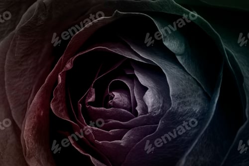 Preview: Negative effect floral patterned background