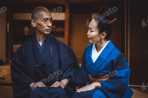 Preview: Senior couple lifestyle moments in a traditional japanese house