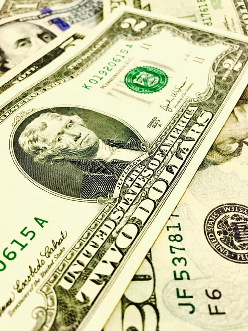 Preview: Bill of two dollar.