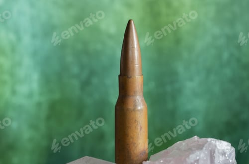 Preview: Close-up shot of a cartridge on a blurred background